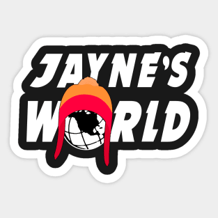 Jayne's World Sticker